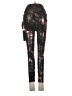 Carbon38 Graphic Silver Active Pants Size XS - photo 2