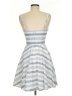 Blue Rain Stripes Silver Cocktail Dress Size M - photo 2