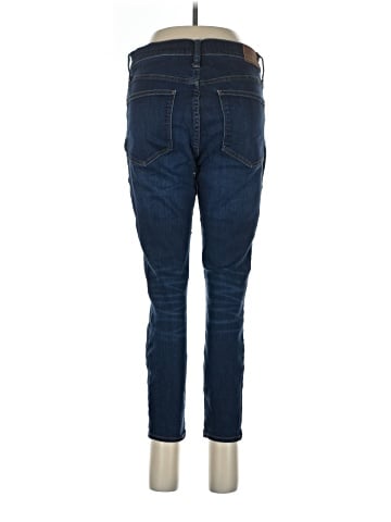 Madewell 9" Mid-Rise Skinny Jeans in Larkspur Wash: TENCEL&trade; Denim Edition (view 2)