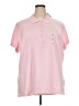 Basic Editions Pink Short Sleeve Polo Size 3X - photo 1