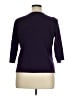 Christopher & Banks 100% Cotton Purple Pullover Sweater Size 1X - photo 2