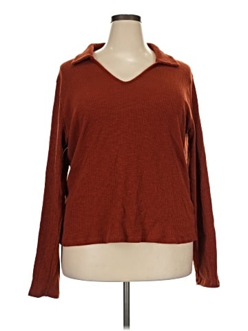 a.n.a. A New Approach Long Sleeve Top (view 1)