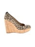 Stuart Weitzman Animal Print Leopard Print Brown Tan Wedges Size 8 1/2 - photo 1
