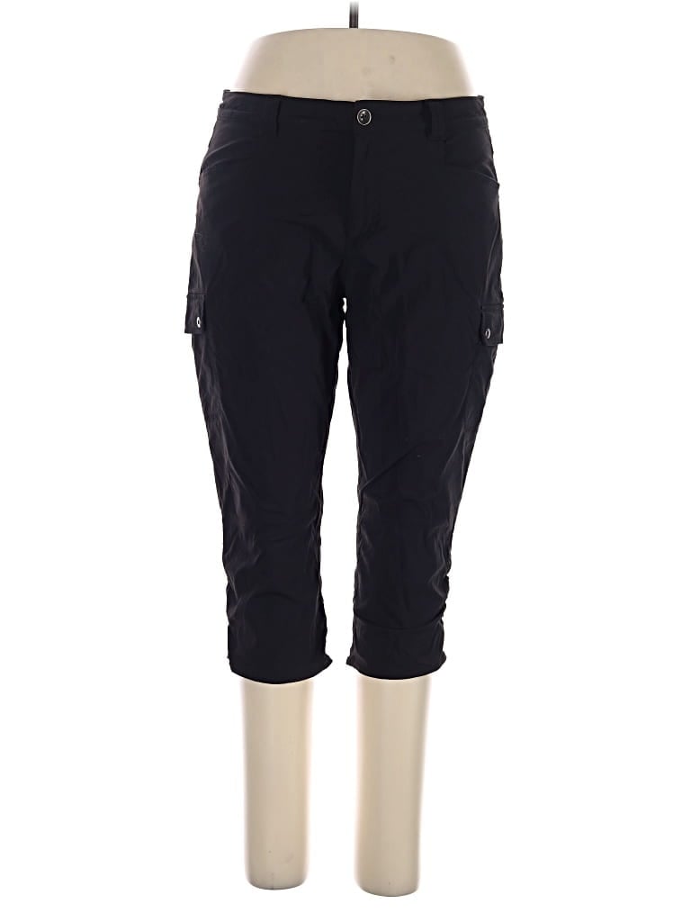Pre-owned Eddie Bauer Cargo Pants In Black