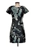 Zara Basic Camo Teal Cocktail Dress Size S - photo 2