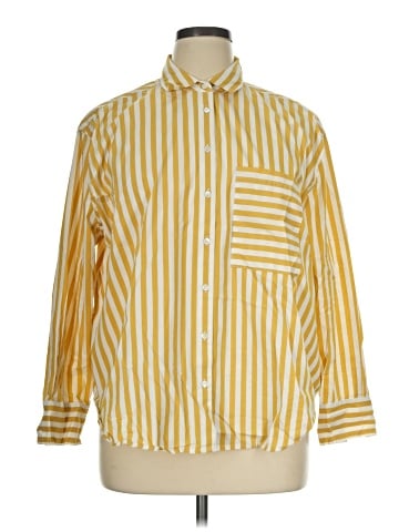 AYR 3/4 Sleeve Button-Down Shirt (view 1)