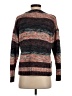 Say What? 100% Acrylic Color Block Brown Pullover Sweater Size XS - photo 2