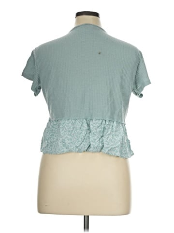 Gypsies & Moondust Short Sleeve Henley (view 2)
