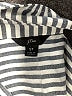 J.Crew 100% Cotton Stripes Silver Short Sleeve Blouse Size S (tall) - photo 7