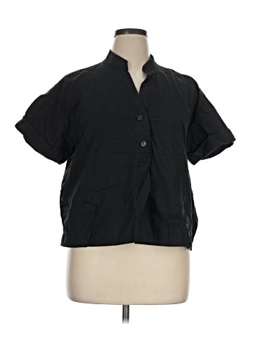 Banana Republic Factory Store Short Sleeve Blouse (view 1)