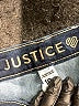 Justice Solid Blue Jeans Size 10 - photo 3