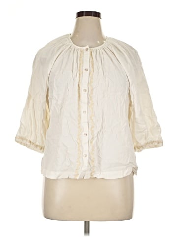 LC Lauren Conrad 3/4 Sleeve Blouse (view 1)