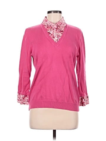 Karen Scott Pullover Sweater (view 1)