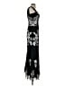 Cache 100% Polyester Black Cocktail Dress Size S - photo 4