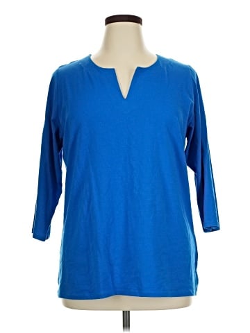 Jones New York Signature 3/4 Sleeve Top (view 1)