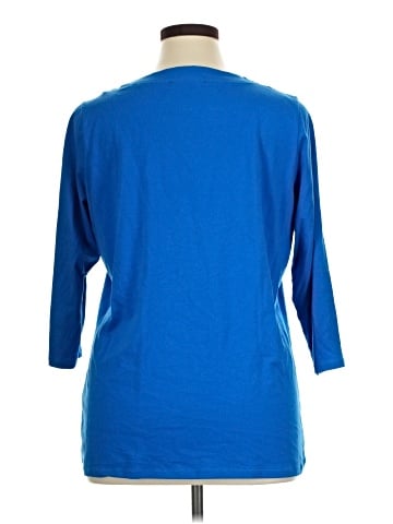 Jones New York Signature 3/4 Sleeve Top (view 2)