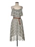 No Boundaries Stripes Ivory Casual Dress Size M - photo 1