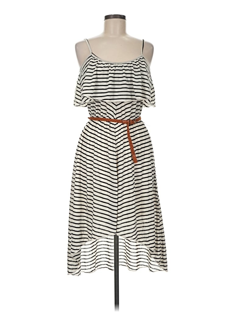 No Boundaries Casual Dress In Ivory