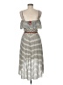 No Boundaries Stripes Ivory Casual Dress Size M - photo 2