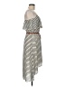 No Boundaries Stripes Ivory Casual Dress Size M - photo 4