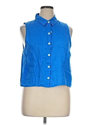 J by Joie Sleeveless Button-Down Shirt (view 1)
