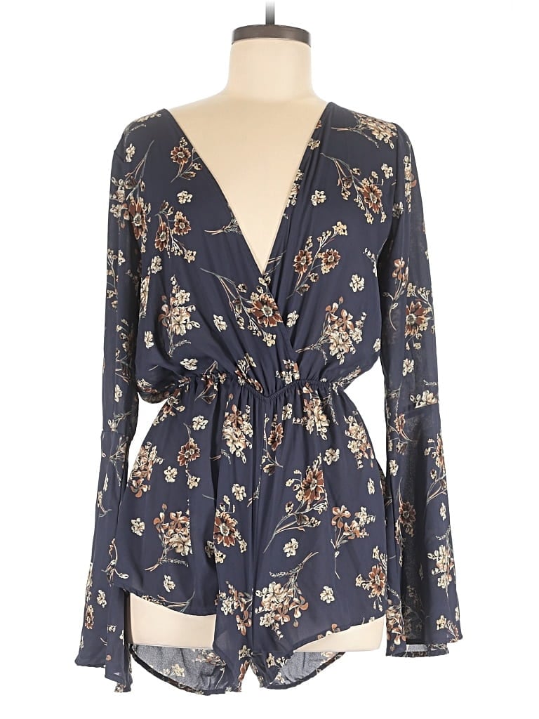 Pre-owned Audrey 3+1 Romper In Blue