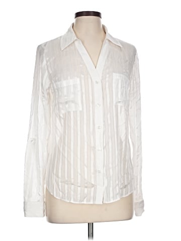 White House Black Market Long Sleeve Blouse (view 1)