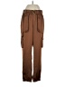 INC International Concepts 100% Polyester Brown Cargo Pants Size S - photo 1