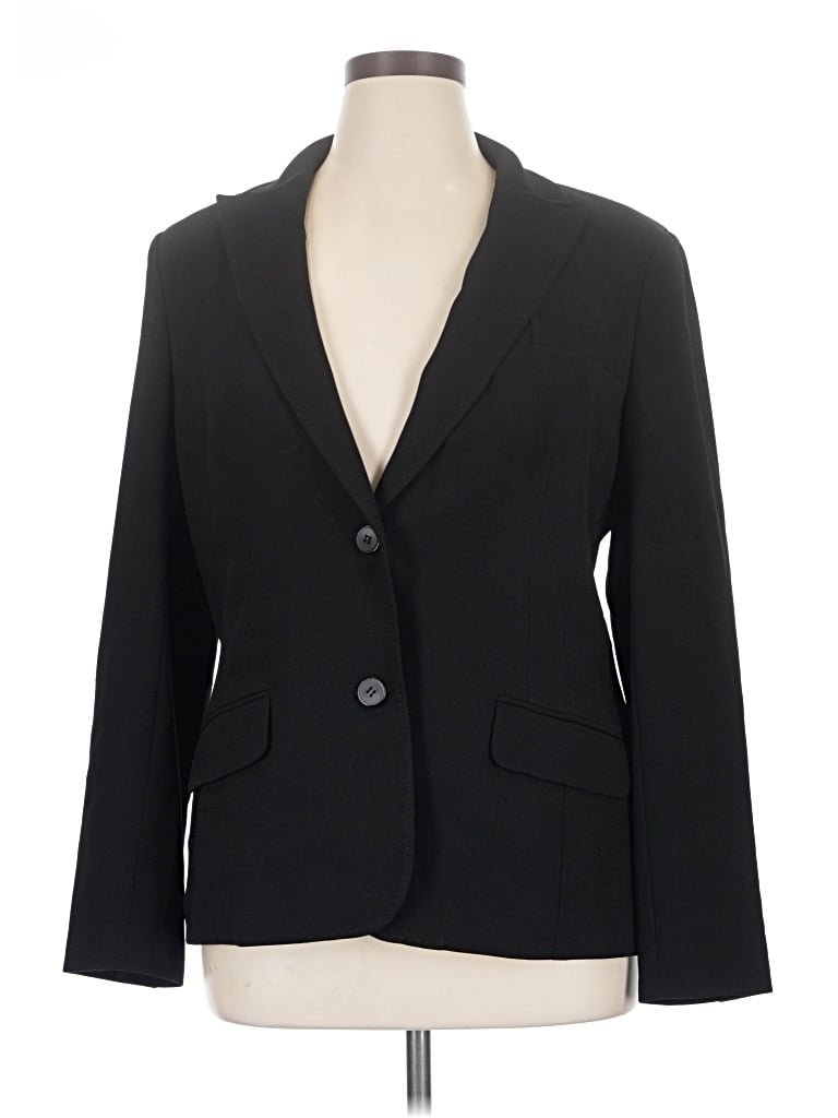 Pre-owned Alfani Blazer Jacket In Black