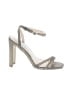 Betsey Johnson Silver Sandals Size 8 1/2 - photo 1