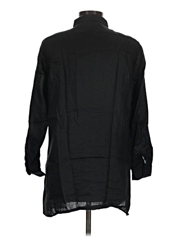 Garnet Hill 3/4 Sleeve Button-Down Shirt (view 2)
