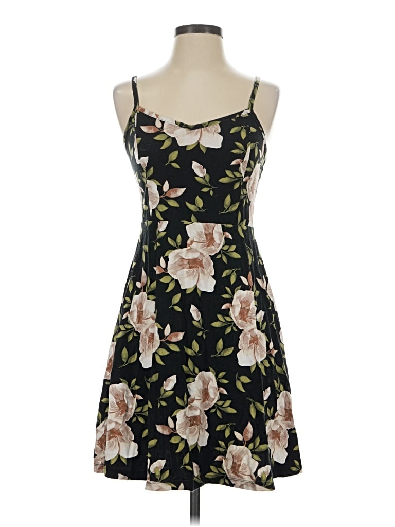 Pre-owned Faded Glory Casual Dress In Black