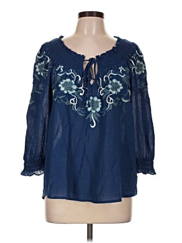Sundance 3/4 Sleeve Blouse (view 1)