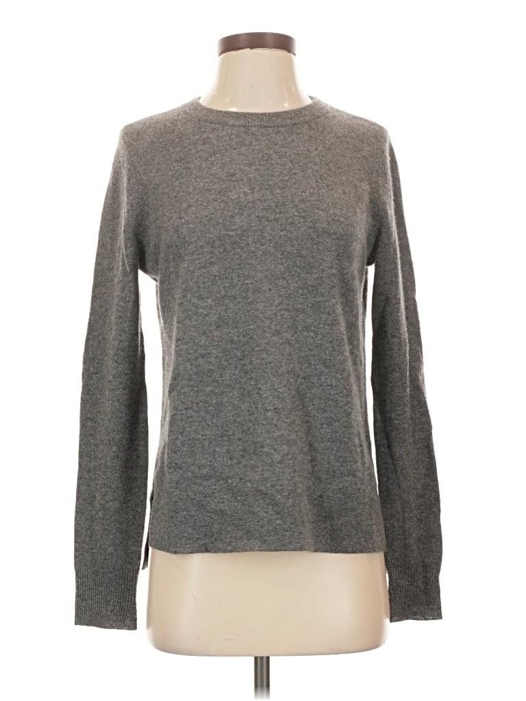 Pre-owned Halogen Cashmere Pullover Sweater In Gray