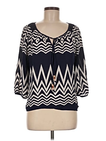 Hollywould 3/4 Sleeve Blouse (view 1)