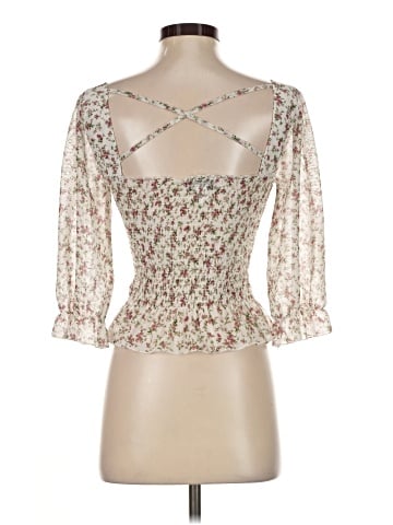 Topshop 3/4 Sleeve T-Shirt (view 2)