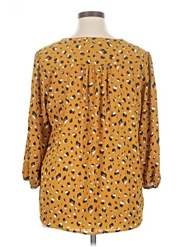 Collective Concepts 3/4 Sleeve Blouse (view 2)