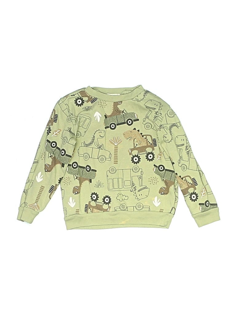 Pre-owned Assorted Brands Kids' Pullover Sweater In Green