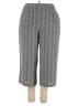 Croft & Barrow 100% Polyester Houndstooth Gray Casual Pants Size XXL - photo 1