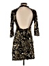 Zara Basic Metallic Gold Cocktail Dress Size S - photo 2