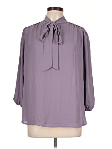 7th Avenue Design Studio New York & Company 3/4 Sleeve Blouse (view 1)
