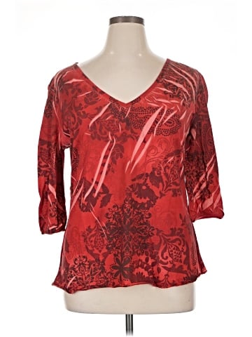 Jane Ashley 3/4 Sleeve Blouse (view 1)