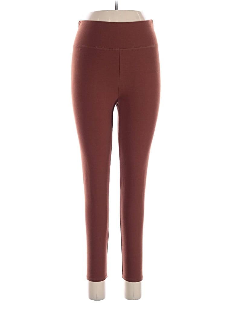 Pre-owned Threads 4 Thought Active Pants In Burgundy