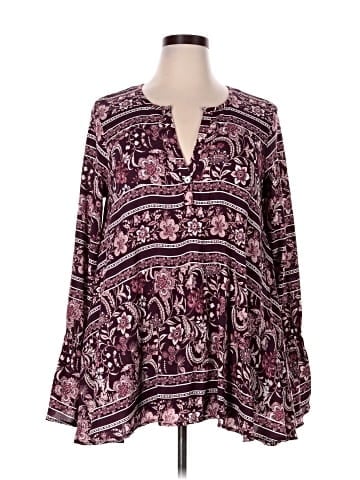 Show Me Your Mumu Long Sleeve Blouse (view 1)