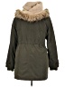 DKNY 100% Polyester Green Coat Size XL - photo 2