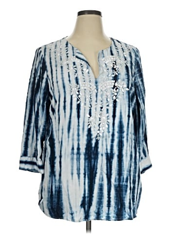 Soft Surroundings 3/4 Sleeve Blouse (view 1)