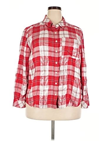 Style&Co Long Sleeve Button-Down Shirt (view 1)