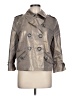 Alfani Metallic Silver Trenchcoat Size L - photo 1
