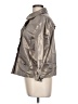 Alfani Metallic Silver Trenchcoat Size L - photo 5