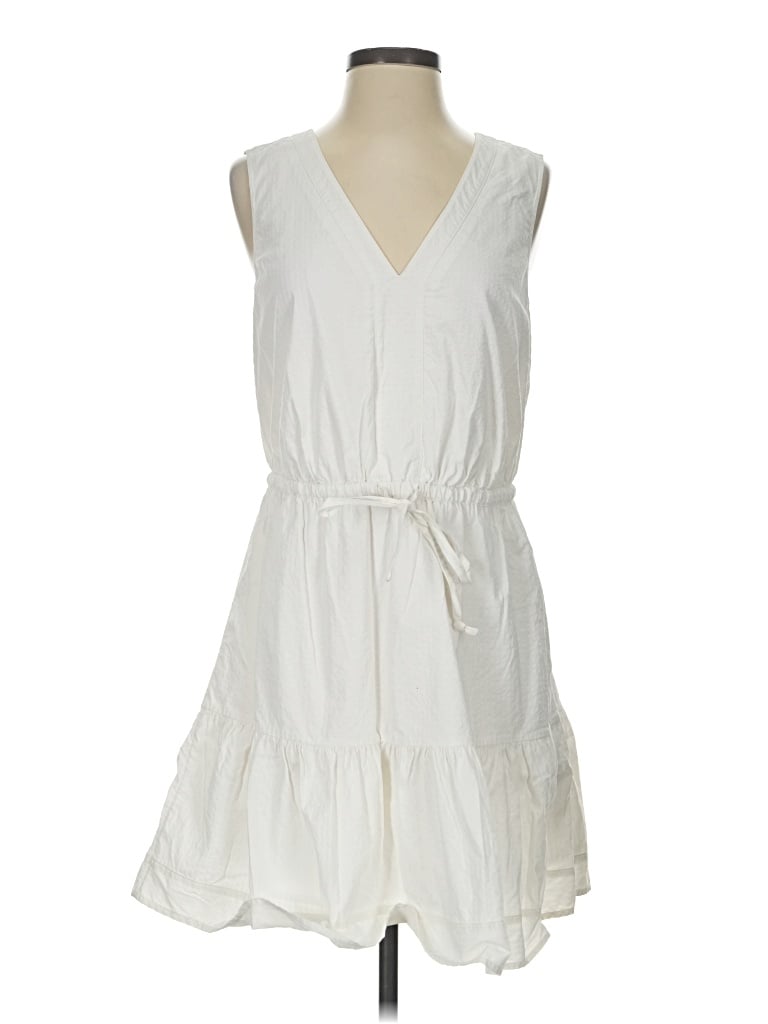 Pre-owned Vineyard Vines Performance Casual Dress In White